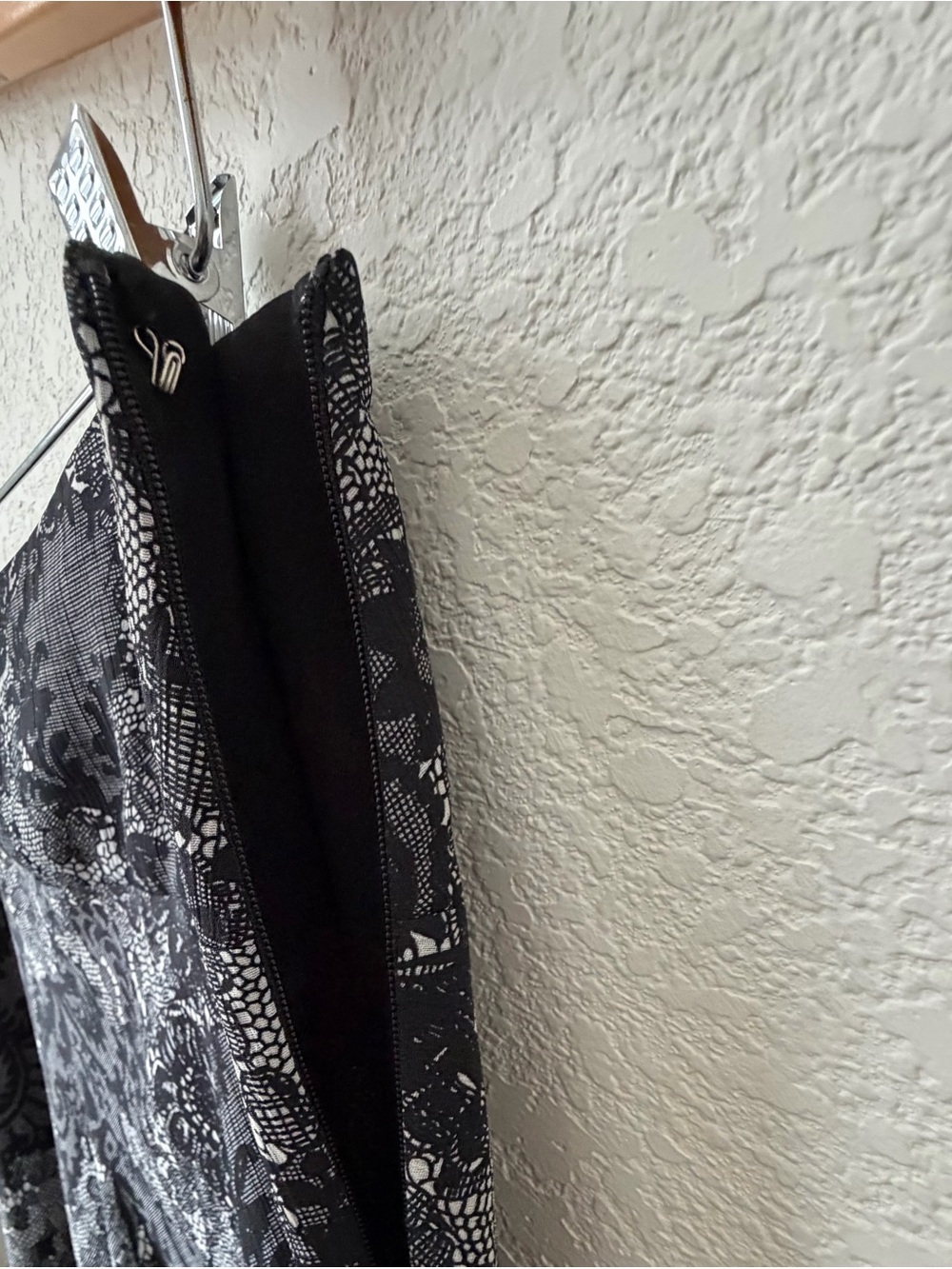 East 5th Black & Gray Floral A-Line Skirt sold at JcPenny - Picture 3 of 7